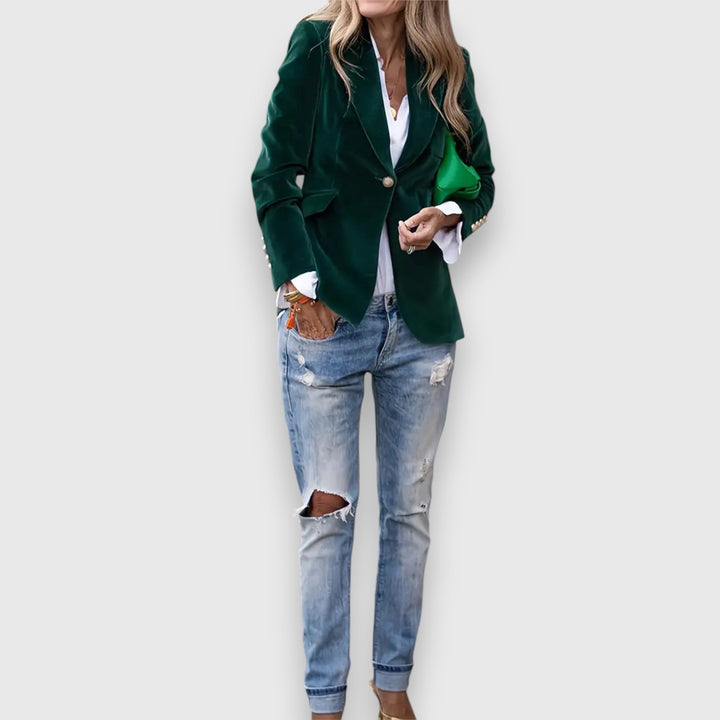Abbie | Elegant One-Button Blazer