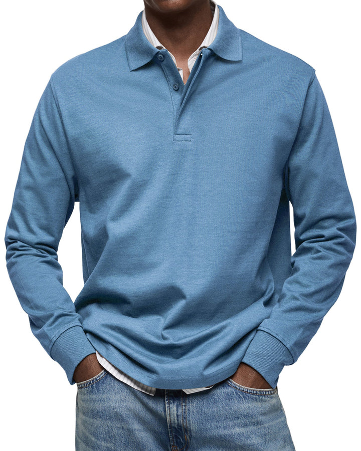 Tom | Long Sleeve Polo Shirt