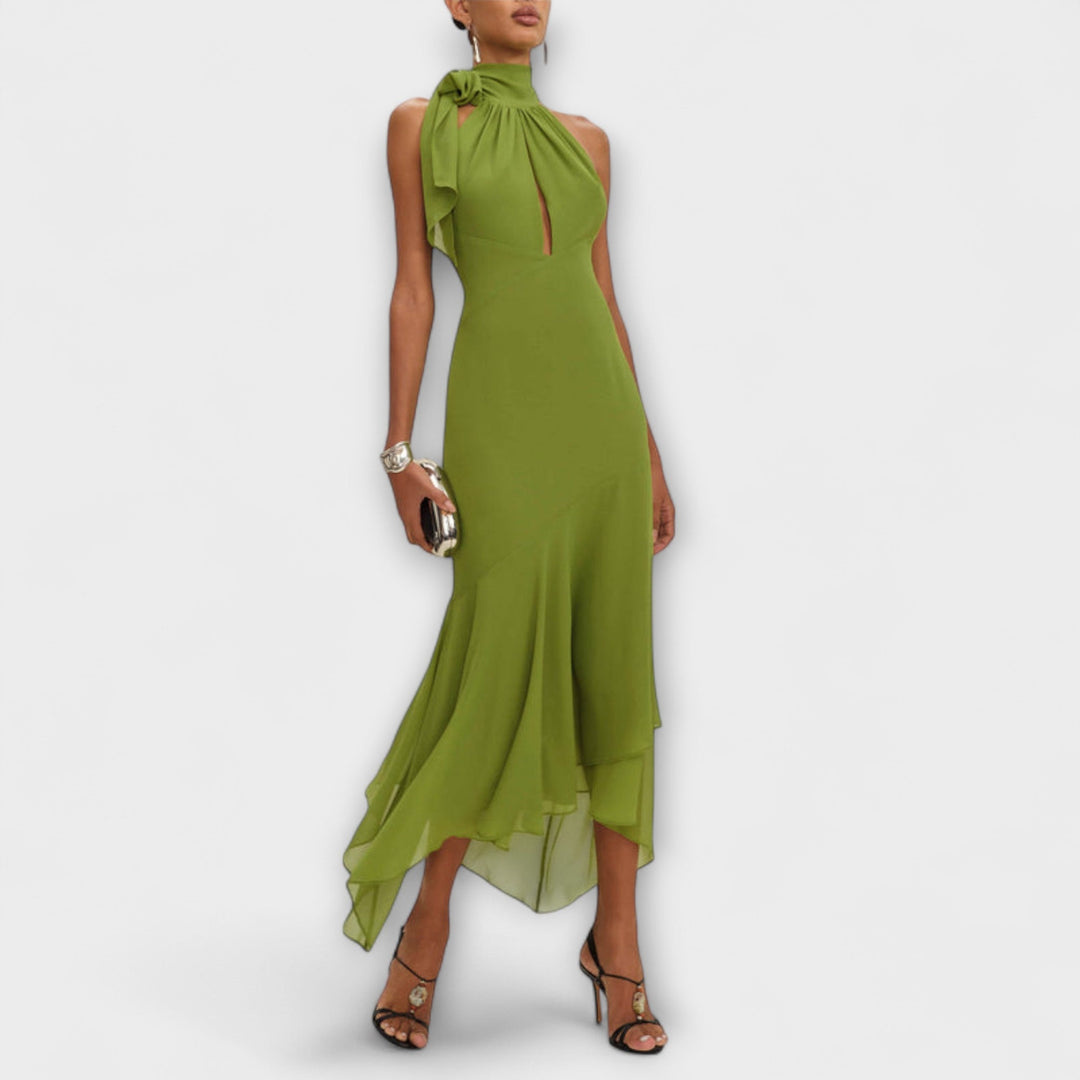 Elodie - Chic Asymmetrical Maxi Dress