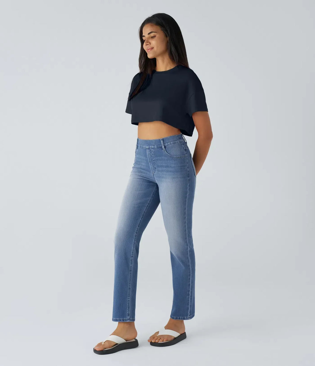 Claire | Elastic and comfortable pants with high waist