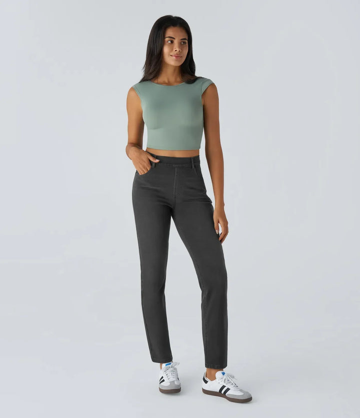 Claire | Elastic and comfortable pants with high waist