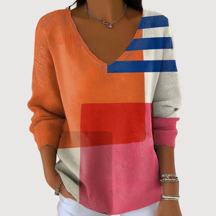 Megan - Cozy V-Neck Sweater