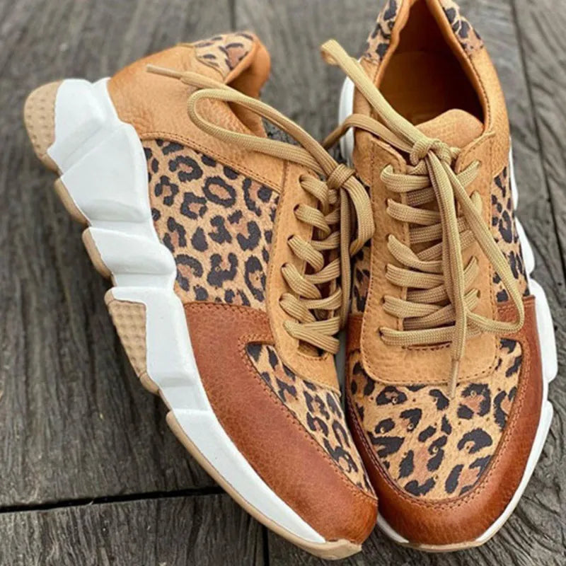 CORA™|COMFORT LEOPARD SNEAKERS