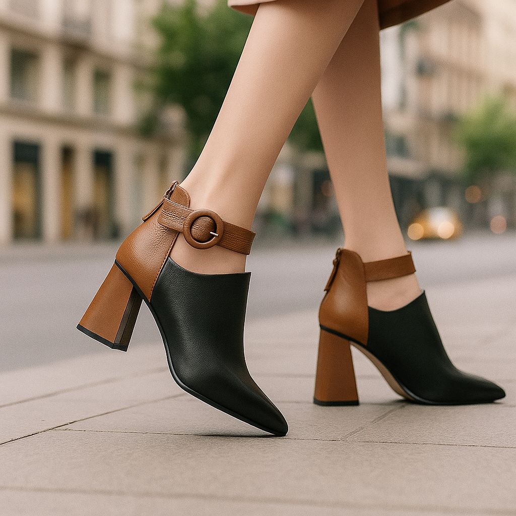 Carena | Leather Bottines