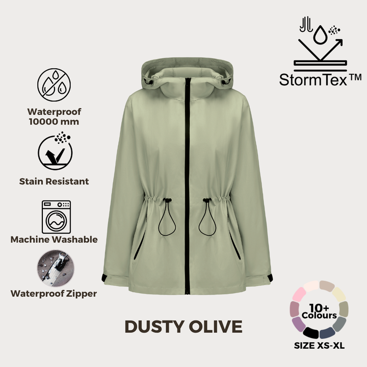 SAGE | LIGHTWEIGHT WATER REPELLENT RAINCOAT