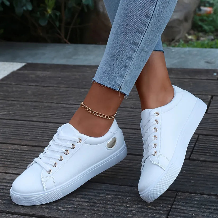 ELODIE - LOW RISE LACE-UP SNEAKERS