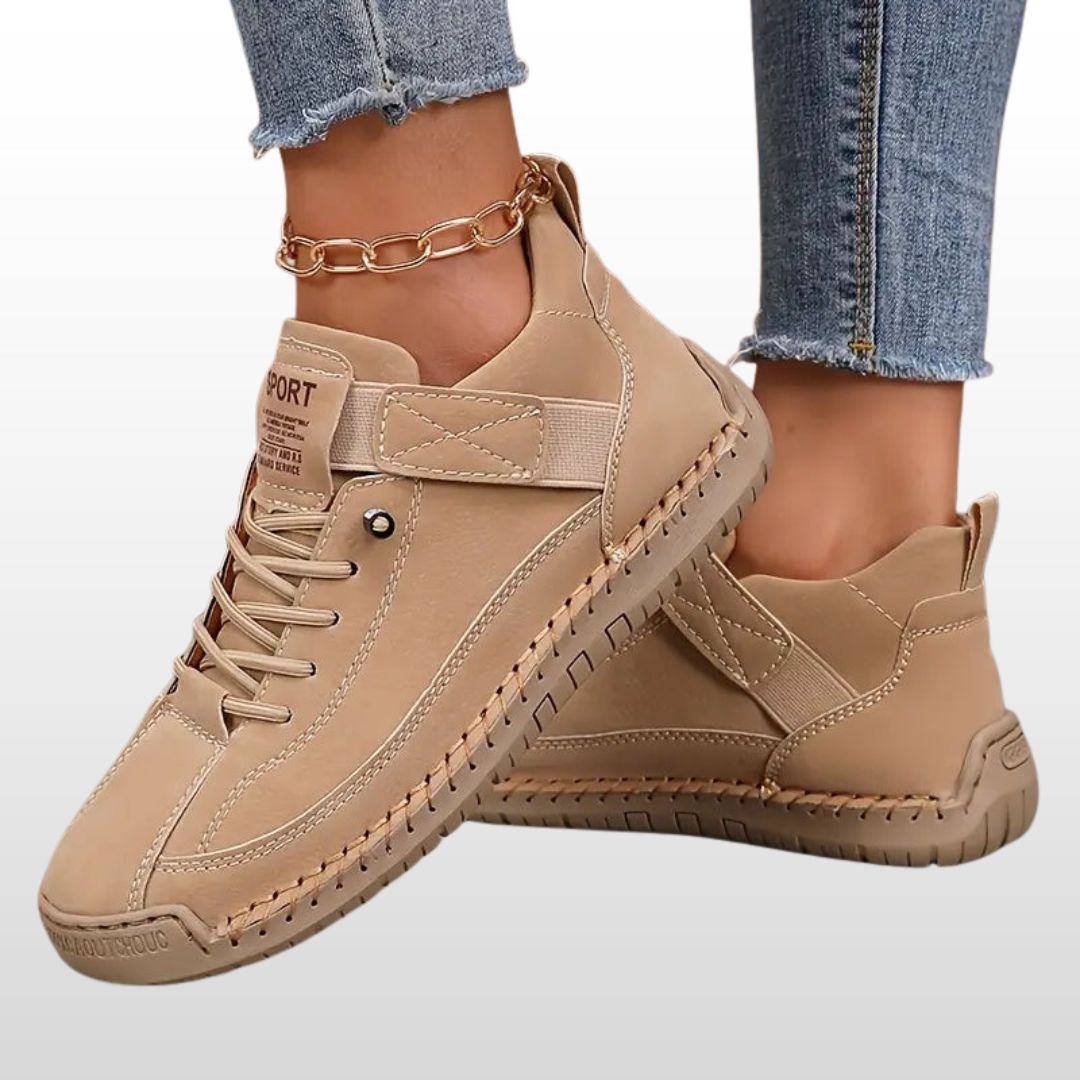 GISELLA™|LEATHER SNEAKERS