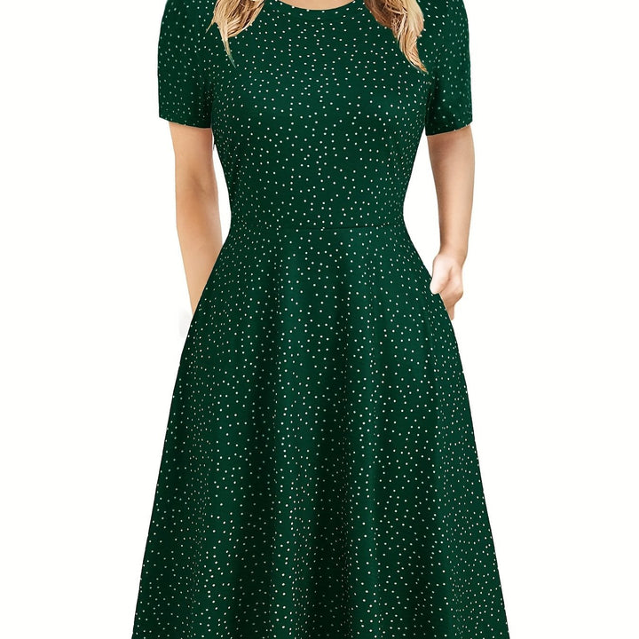 Evelyn Quinn - Retro A-Line Summer Dress