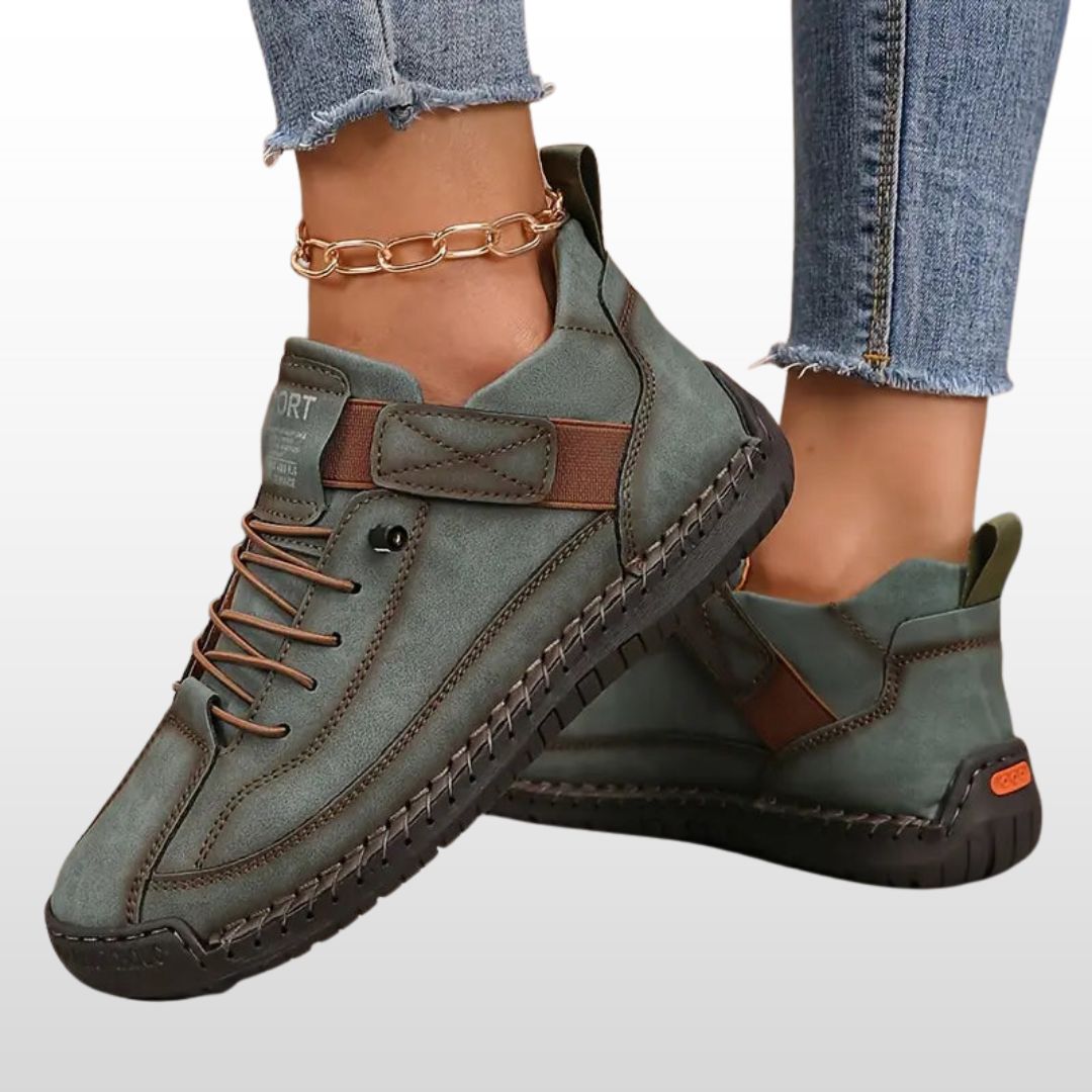 GISELLA™|LEATHER SNEAKERS