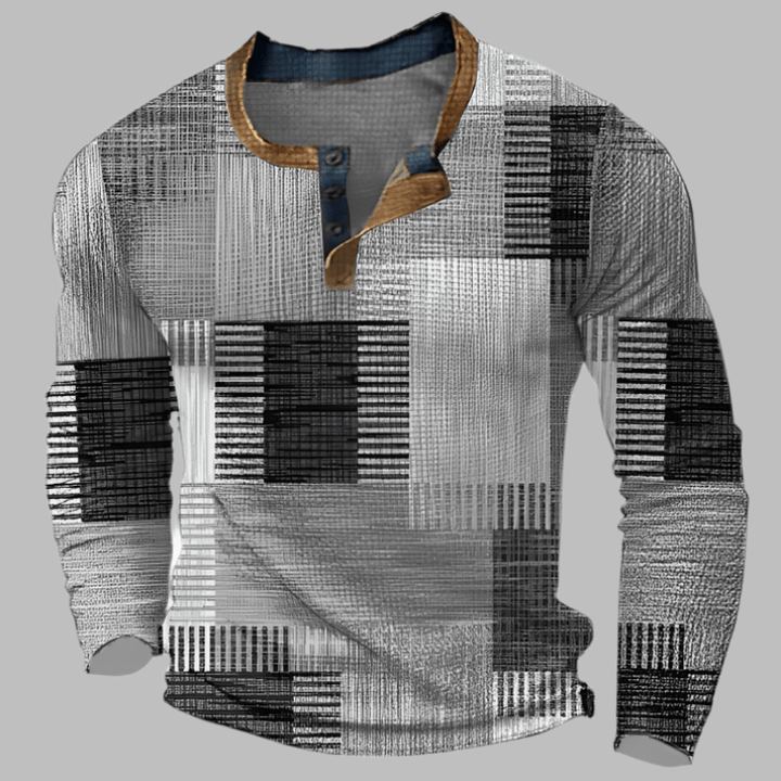 Antoine Colorblock Henley Shirt