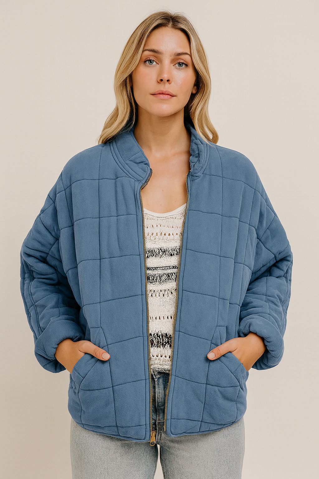 AUDREY - OVERSIZED MID SEASON JACKET