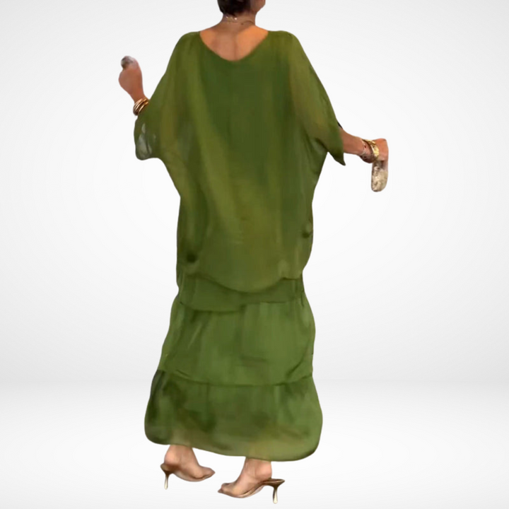 Hylda| Artistic Loose Maxi Dress