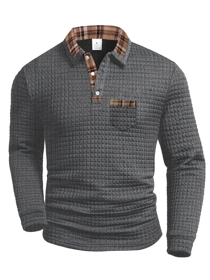 Jameson | Polo Shirt with Check Pattern
