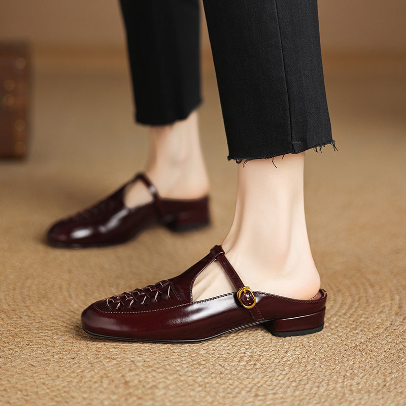 Elya | Genuine Leather Mules (almost sold out)