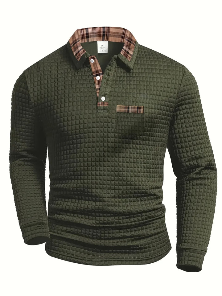 Jameson | Polo Shirt with Check Pattern