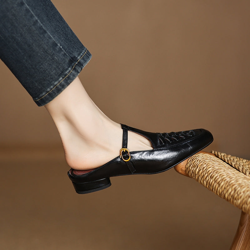 Elya | Genuine Leather Mules (almost sold out)