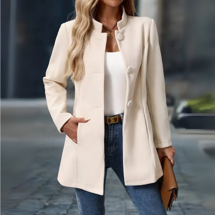 Francien | Classic Winter Coat with Buttons