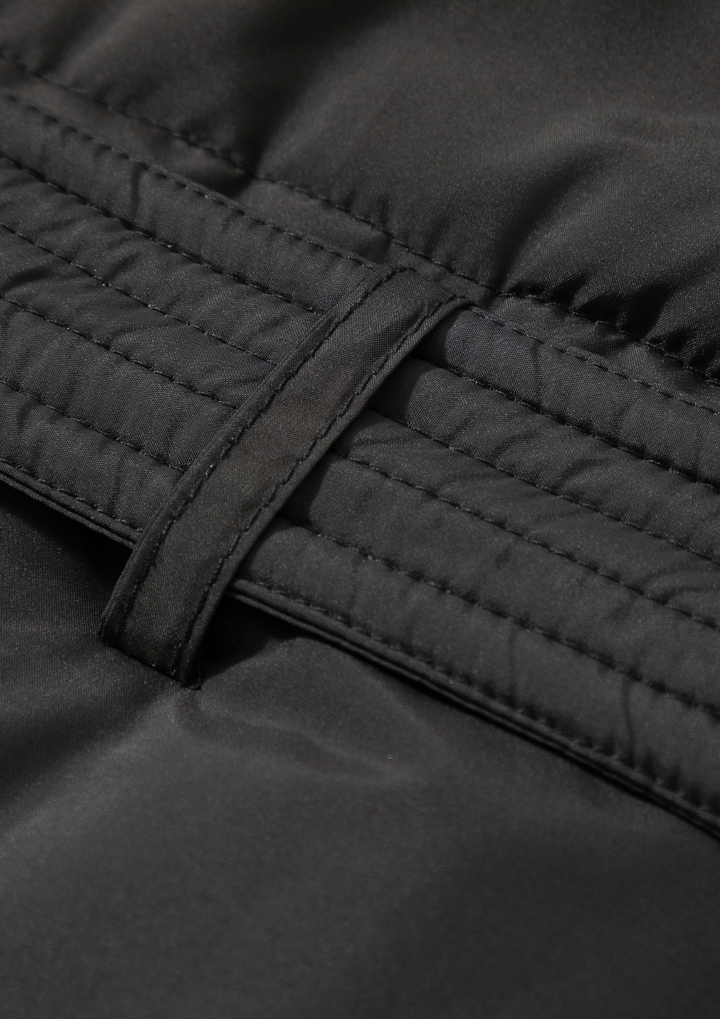 BLAIRE | EXTRA LONG LENGTH BULETED BUTTON PUFFER JACKET