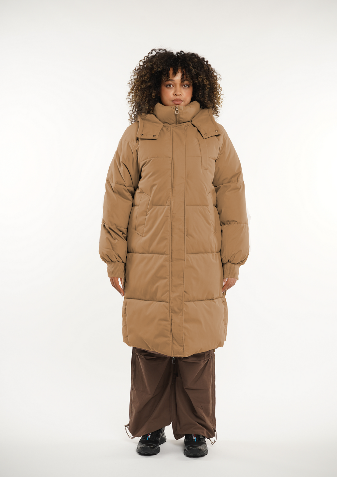 LUNA | HOODED LONG PUFFER JACKET