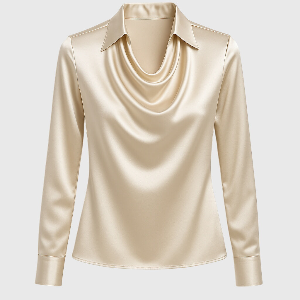 ARIANE - ELEGANT SATIN BLOUSE