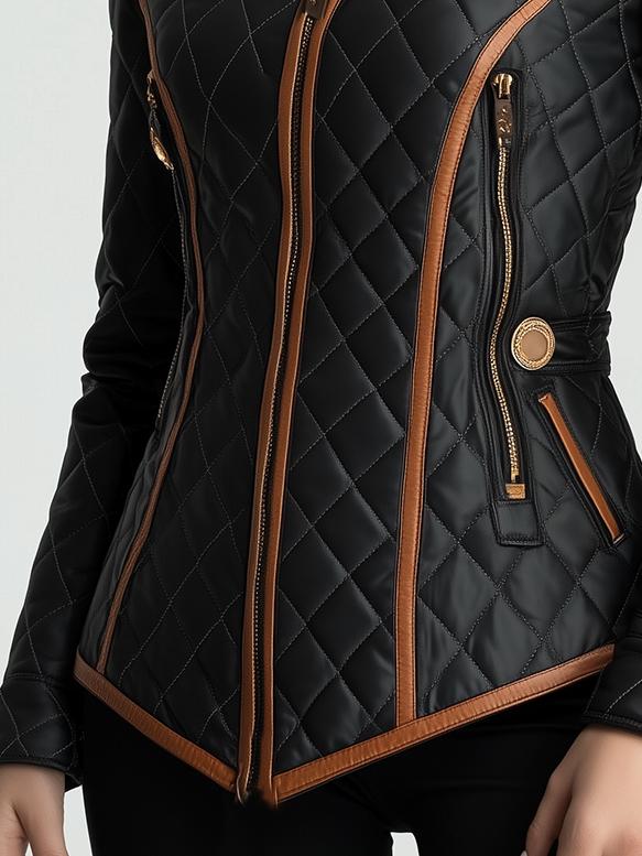 Lillian | Diamond-quilted Padded Jacket