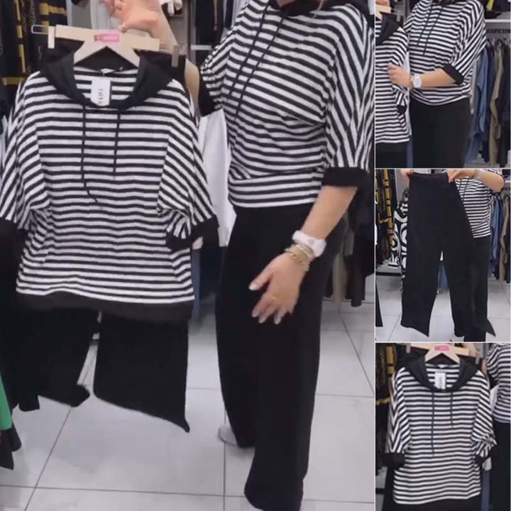 Janel | Modern Top & Pants Set